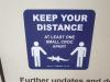 Remember to keep your distance