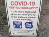 COVID-19 restrictions here too