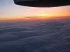 Sunset on the flight to Reno