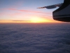 Sunset on the flight to Reno