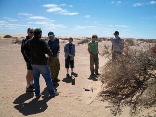 Hiding the replacement cache at Lake Frome ...