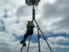 Bradley on the Mt Arden Trig Point