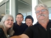 Leaving Adelaide with CJ and June