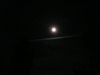 Jet Stream alongside the moon after midnight ...