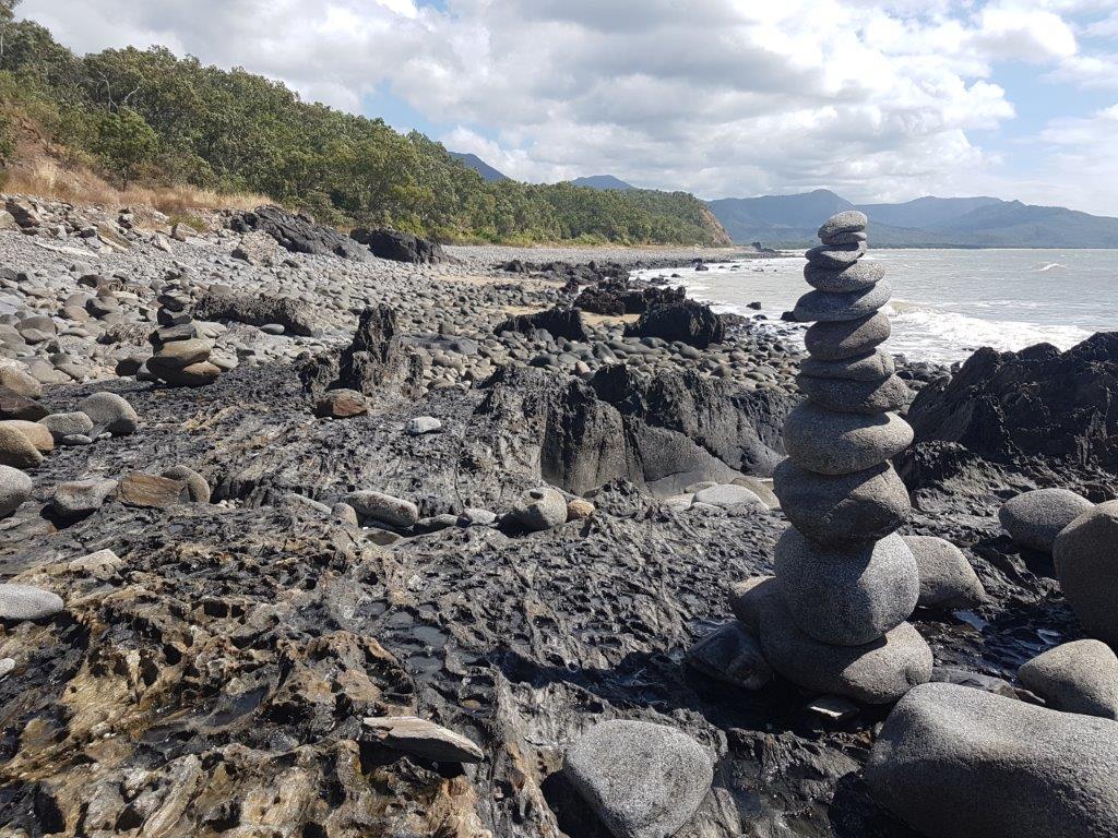 Rock Cairns - Captain Cook Highway Rock Cairns - Captain Cook Highway