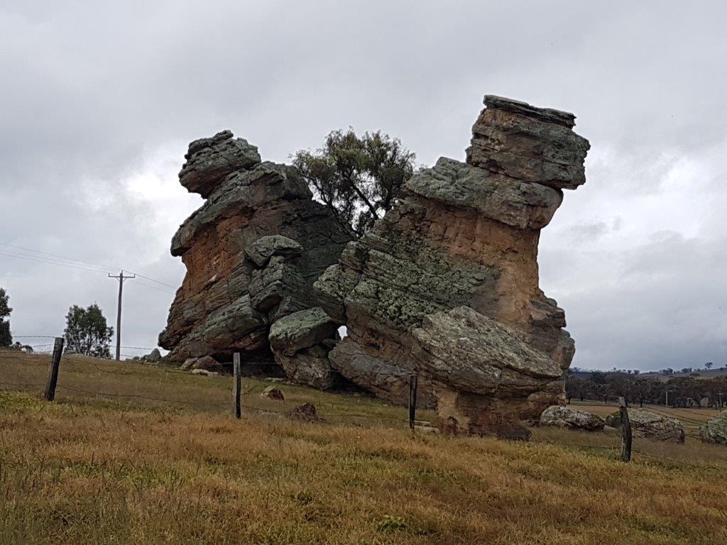 Strange Rock Formation