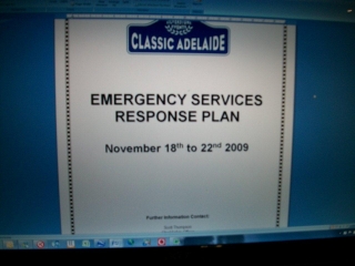 Working on Classic Adelaide paperwork