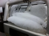 Snow on the car ...