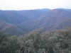 Looking out over Kosciuszko National Park