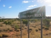 Ayers Rock that way ...
