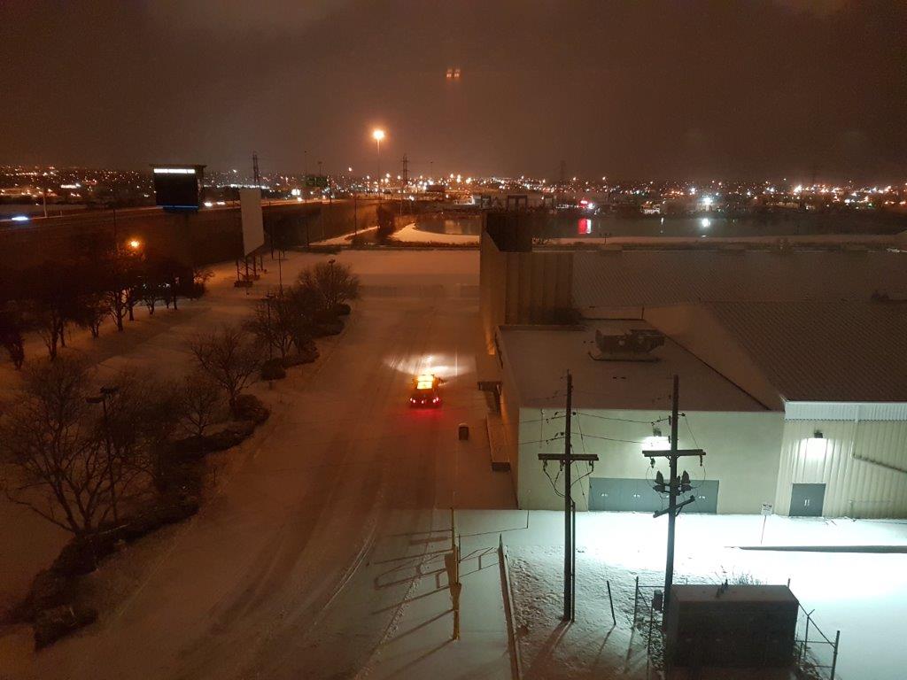 Its snowing in Denver Its snowing in Denver