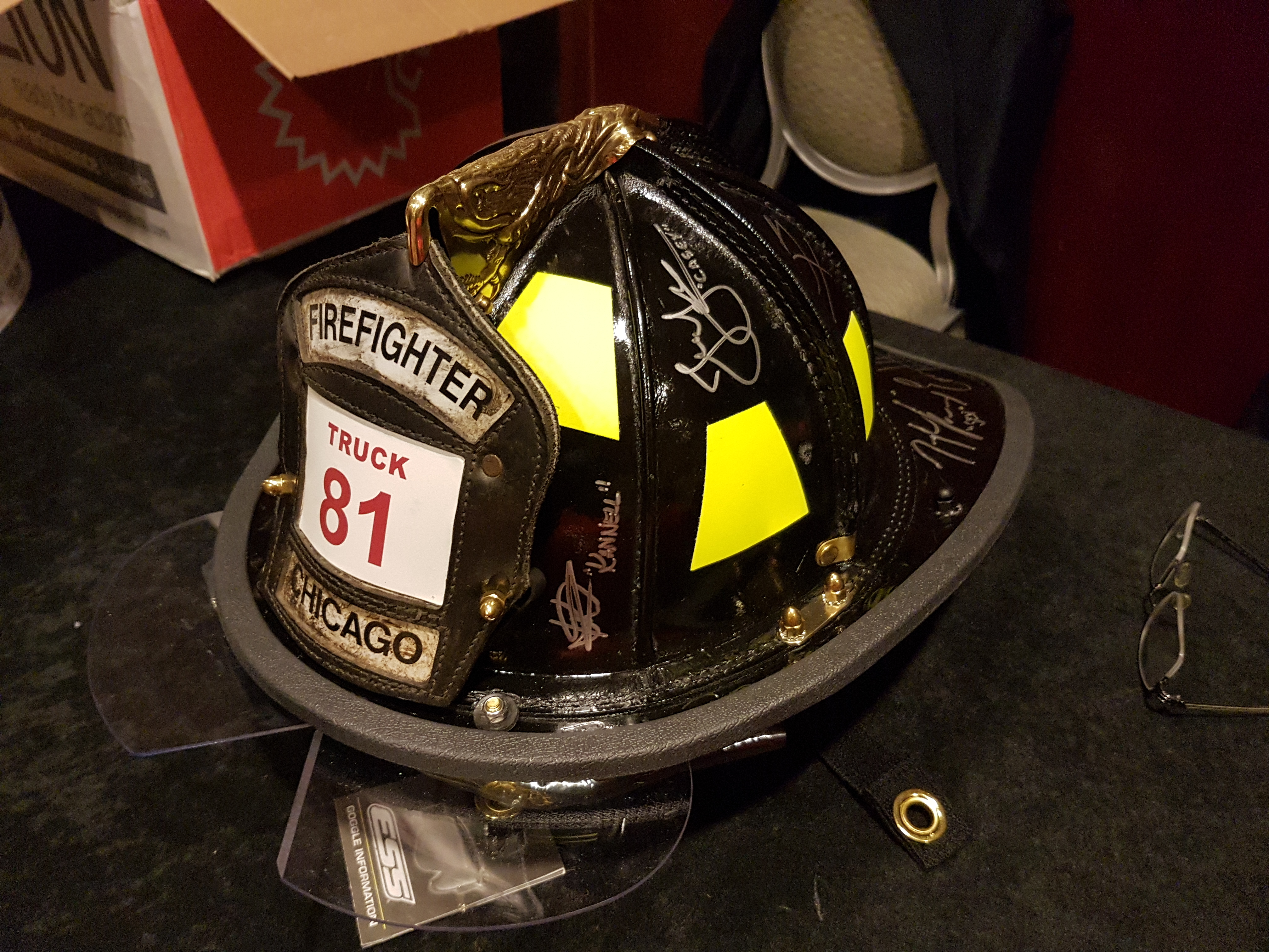 Chicago Fire Fundraiser Helmet